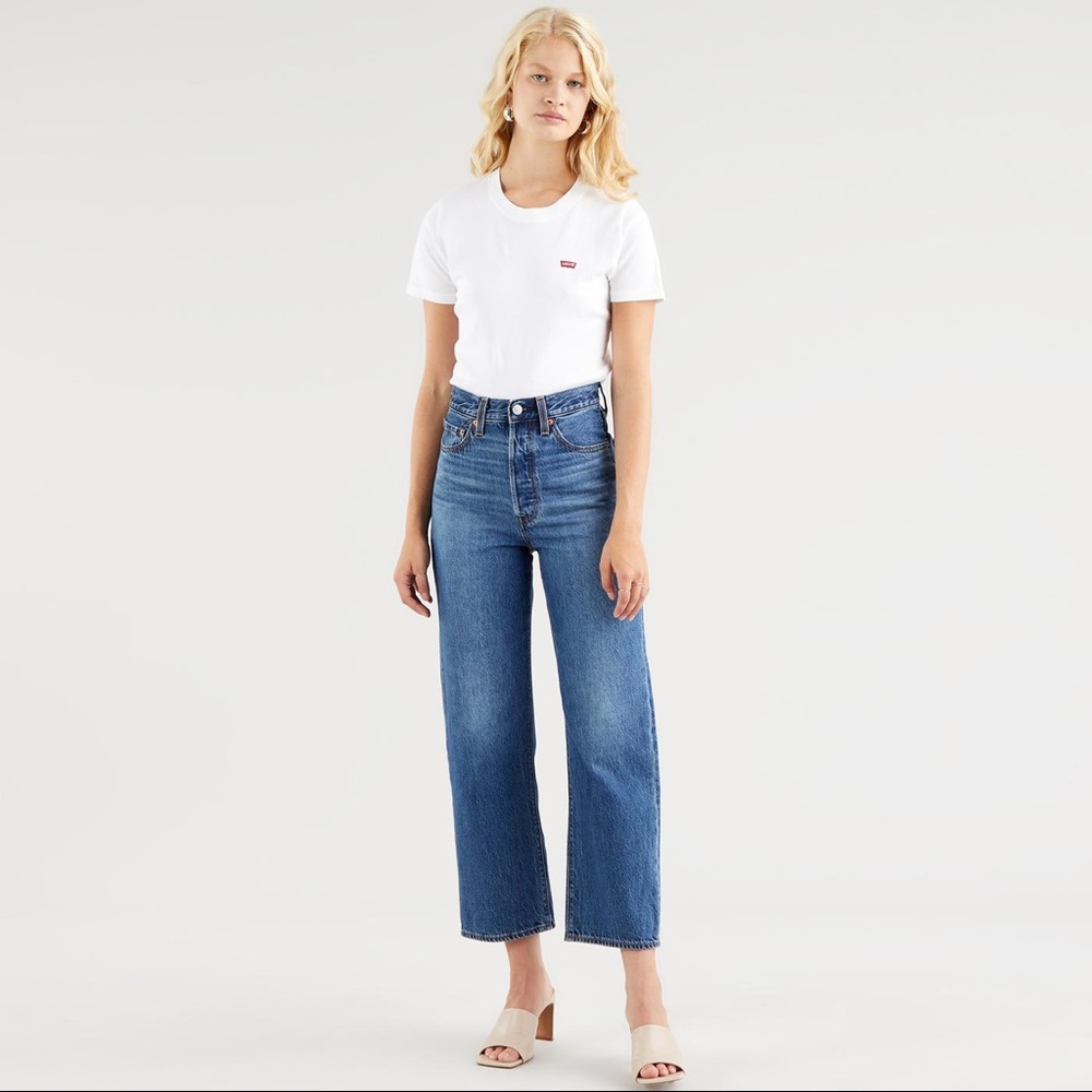 levi’s ribcage jeans bundle - 30W black and blue!